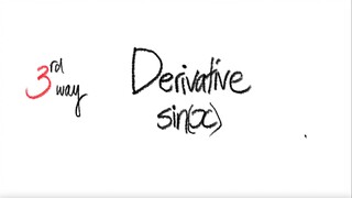 3rd/4ways: trig derivative sin(x)