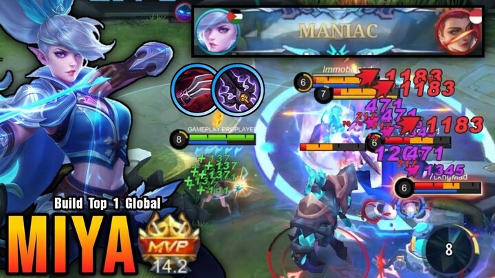 Almost SAVAGE!! Monster Sidelane Miya with LifeSteal Build Be Like - Build Top 1