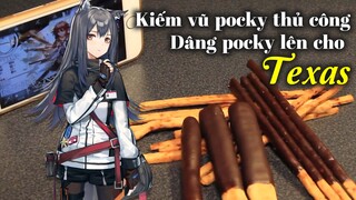 Kiếm vũ pocky thủ công - Dâng pocky lên cho Texas