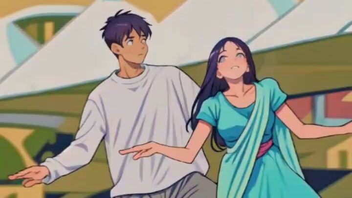 From KlickPin CF Couple Dance _ Sweet couple cartoon Cute movie scenes Cartoons