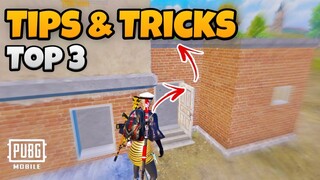 Top 3 Tips & Tricks ✅❌ in PUBG MOBILE / BGMI | Only 0.001 people know