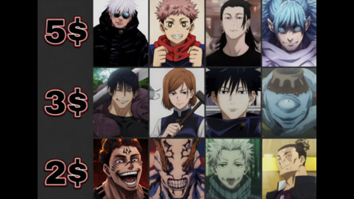 [ Jujutsu Kaisen ] Here’s 15 yuan—form the strongest Jujutsu Kaisen team