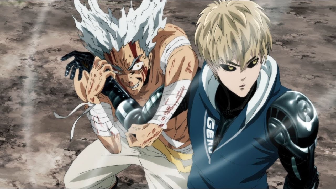 Cosmic Garou vs Genos Wallpaper 