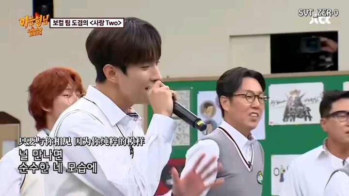 DK hits high notes as effortlessly as eating #seventeen#