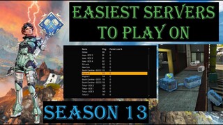 EASIEST Servers To Play On In Apex Legends Season 13