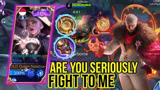 alice lawan yu zhong di exp lane auto barbar fast stack orb unlimited mana sampai late game