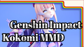 Sangonomiya Kokomi ❥(^_-) The Puppet | Genshin Impact MMD Cycles