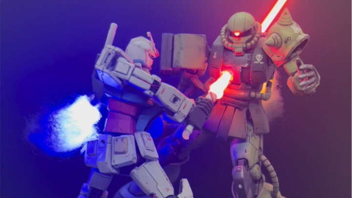Gundam Scene Model-Birth of the White Devil