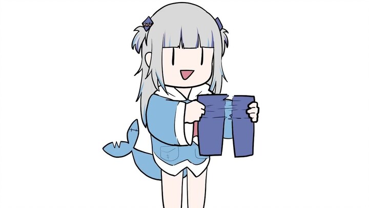 The reason why Gura doesn't wear pants [YouTube fan-made]