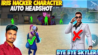 Free Fire 5th Anniversary New IRIS Character Skill Ability Test // Gloo Wall  Auto Headshot Tricks