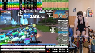 Zwift Cycling Workout 25.05.2025