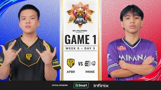 MPL PH S13 - W5D3 - APBR vs MNNE - GAME 1