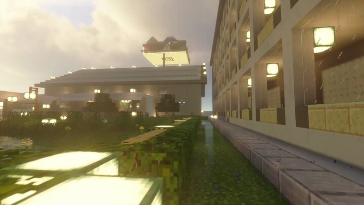 [Game] Uranohoshi Girls' High School in Minecraft