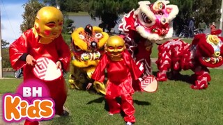 Thùng Thình Thùng Thình ♫ MÚA LÂN ÔNG ĐỊA ♫ Nhạc Thiếu Nhi Trung Thu Vui Nhộn