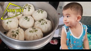 Làm bánh bao cùng Má 5 và Sơn Hà - Nam Việt 64