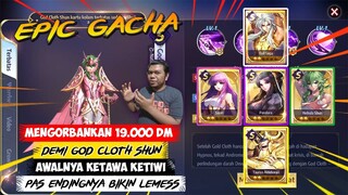 GACHA TERBANYAK!! Mengorbankan 190 Star High Untuk Andromeda God Cloth Shun (Saint Seiya Awakening)