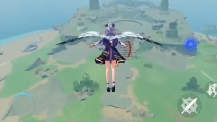 After flying such a long distance, we're finally going to land on the island!