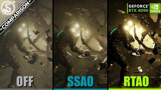 DEAD SPACE Remake — AO OFF / SSAO / RTAO Comparison | RTX 4090 5K60