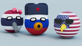 如果国家是动物的话（波兰球）
