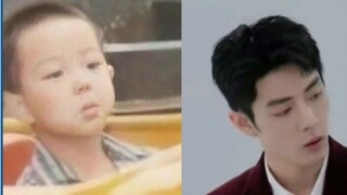 #肖战# His appearance has been so resistant to beating since he was a child! His original face is so s