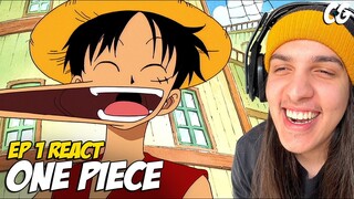ESSE É O LUFFY?! ASSISTINDO ONE PIECE PELA PRIMEIRA VEZ! - React EP 1