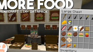 อาหารมากขึ้น! - Minecraft 114+ Datapack
