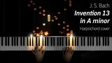 J. S. Bach - Invention 13 in A minor on a virtual harpsichord (A=415 tuning)