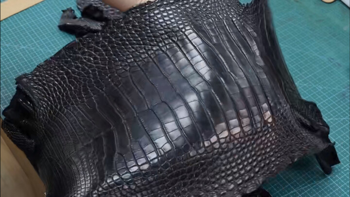 [Is Hermes expensive?] DIY wallet using Hermes' crocodile skin 