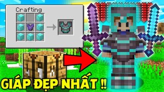 THỬ THÁCH SINH TỒN TRONG THẾ GIỚI TOÀN LÀ GIÁP TRONG MINECRAFT #24 *ĐÂY LÀ GIÁP KIM CƯƠNG MẠNH NHẤT*