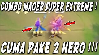 COMBO MAGER TER-EXTREME ! CUMA PAKE 2 HERO ! DUET GATOT ODETTE !! REACTION TIKTOK MAGIC CHESS !