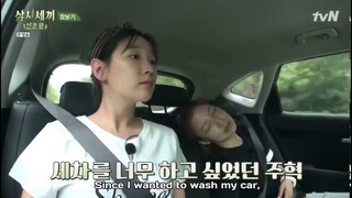 nam joo hyuk tells a funny story to park so-dam and yum jung ah on 3 meals a day: mountain village