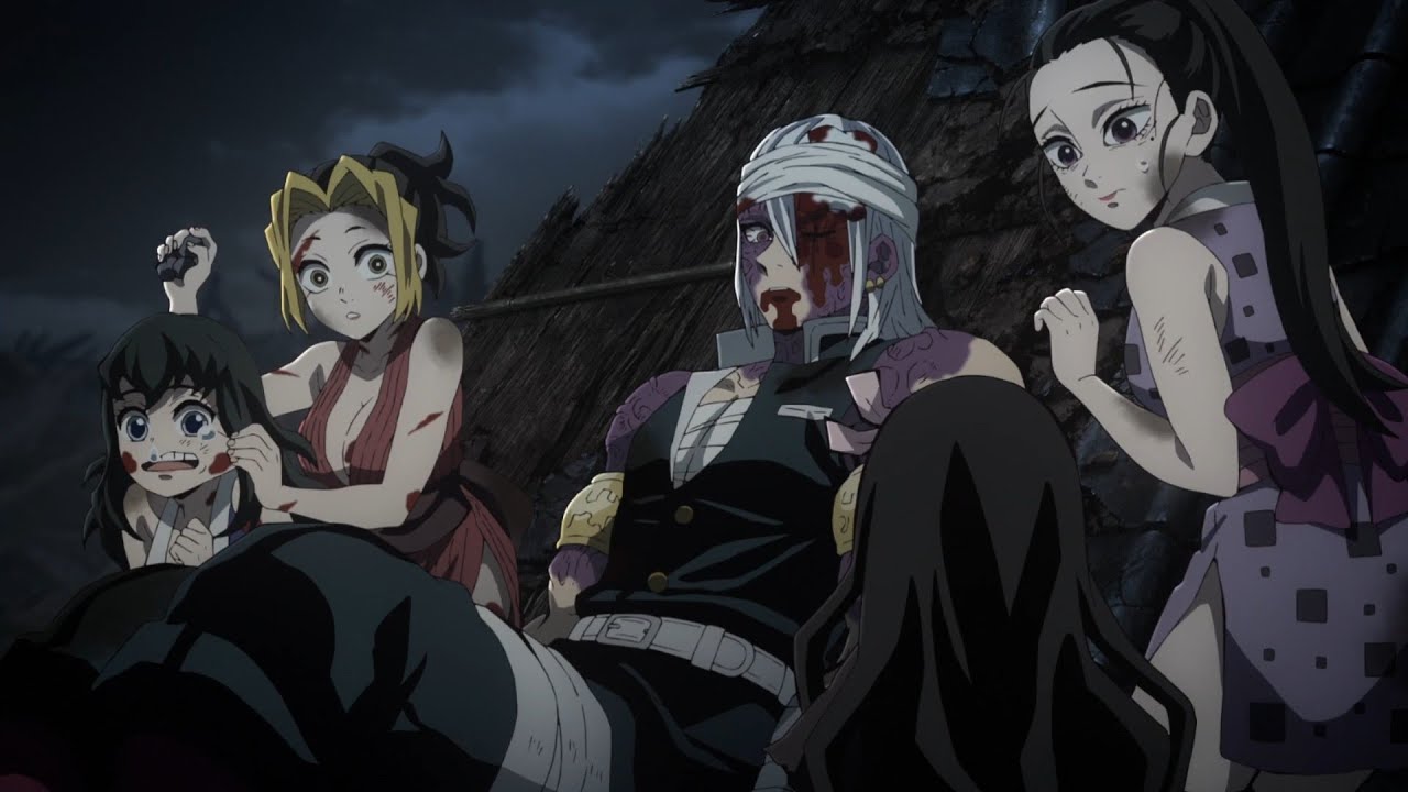 Tengen Uzui getting annoyed by his wives. Demon Slayer: Kimetsu no Yaiba -  BiliBili