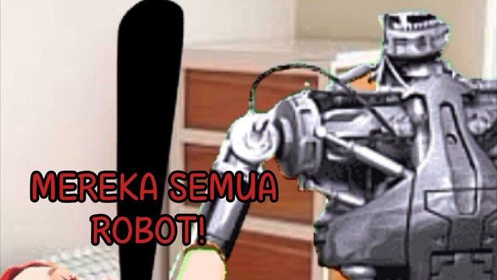 mereka semua robot || cerita hantu versi zepeto