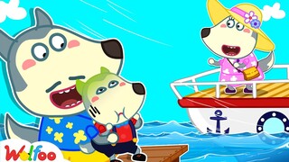 First Time Baby Wolfoo Traveling by Ship with Mom and Dad - Kids Stories About Baby | Wolfoo Channel