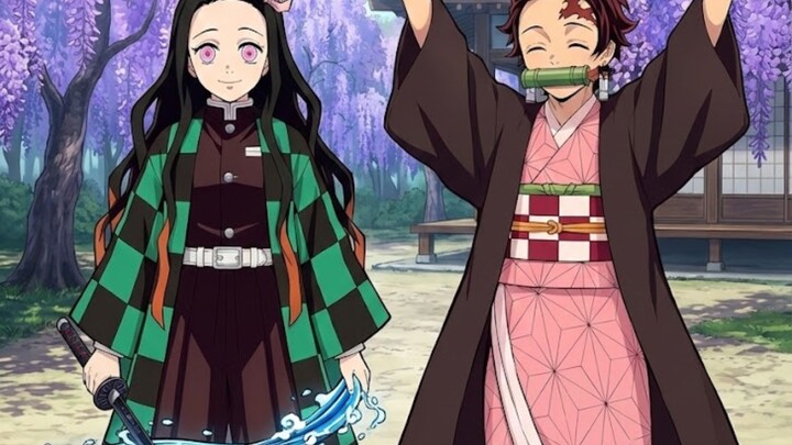 When Tanjiro and Nezuko Swap Lives