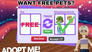 WANT FREE PETS IN ADOPTME?!?