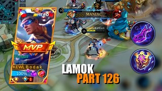 LAMOK PART 126 | BRUNO BEST BUILD AND EMBLEM SEASON 24 | Mobile Legends Bang Bang