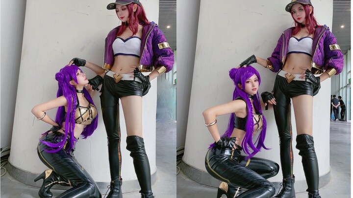 Which is more fragrant, girlfriend or game? LOL-kda-Kasha-Akali cosplay