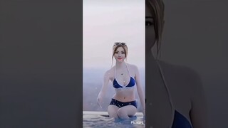 cute girl swimming shower hot 🥵 vidio@hot