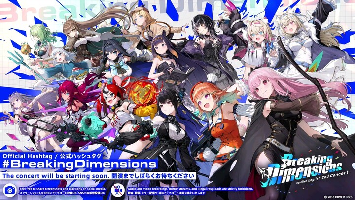 Hololive English 2nd Concert -Breaking Dimensions- DAY1