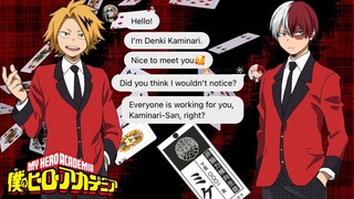 BNHA Gambling AU || Kaminari vs. Todoroki || 2/?