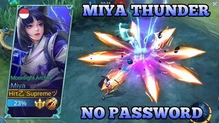 Script Skin Miya Custom Thunder Arrows Full Effects | No Password - Mobile Legends