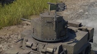 M3A1 tank in the Ash River