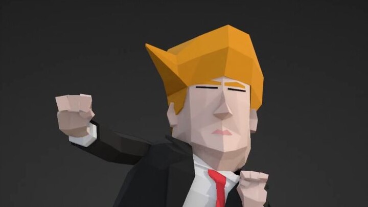 Trump victory settlement animation