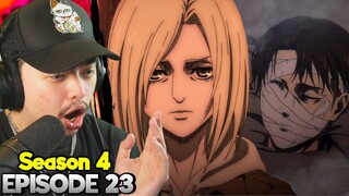 ANNIE AND LEVI || "Sunset" || Attack on Titan S4 Episode 23 REACTION!