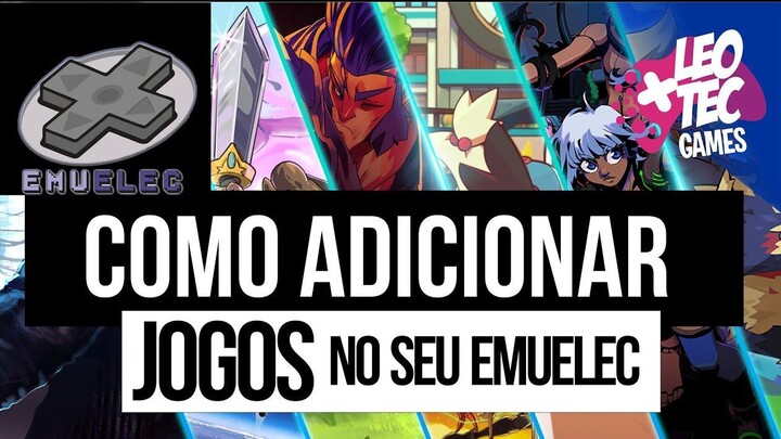 Como se faz❓para ADICIONAR os JOGOS no EMUELEC e de  BRINDE PACOTES COM JOGOS pa