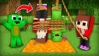 Baby Mikey & Baby JJ Trolling Parents in Minecraft ! Mikey & JJ Trolling ! (Maizen Mizen Mazien)