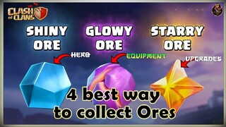 4 Best Way To collect Ores for your Hero Equipment upgrades | Clash of Clans | @AvengerGaming71