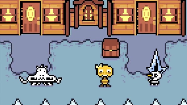 [Undertale/Hoạt hình pixel siêu mượt] Tăng tốc xuyên qua Thị trấn tuyết nhưng bị tàn sát, chúc mừng 