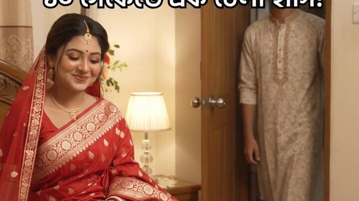 এমন বউ পাইতে ভাগ্য লাগে 😁